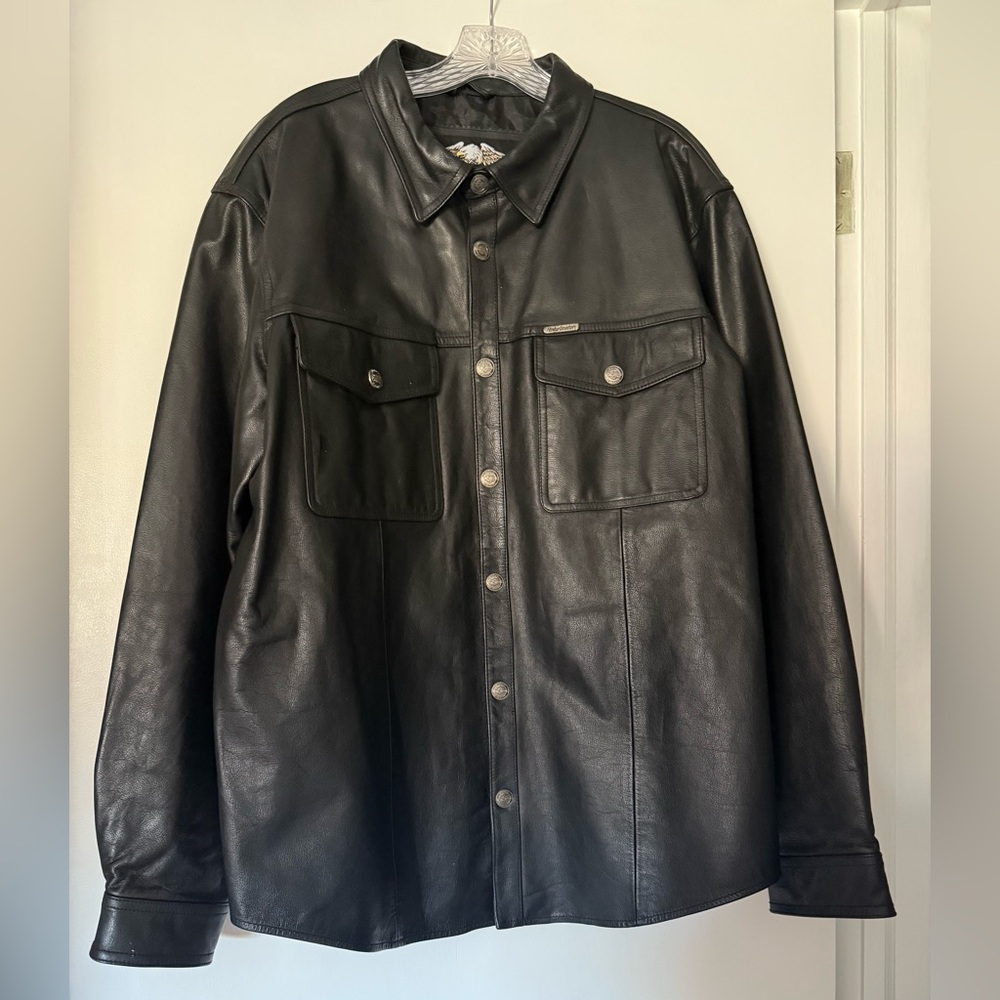 Harley-Davidson Black Leather Jacket - Picture 5 of 15